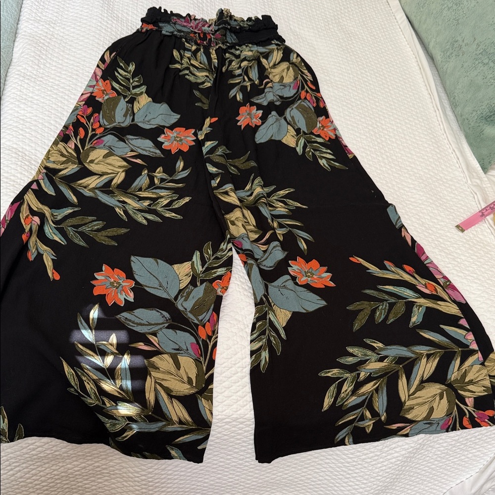Wide leg beach pants